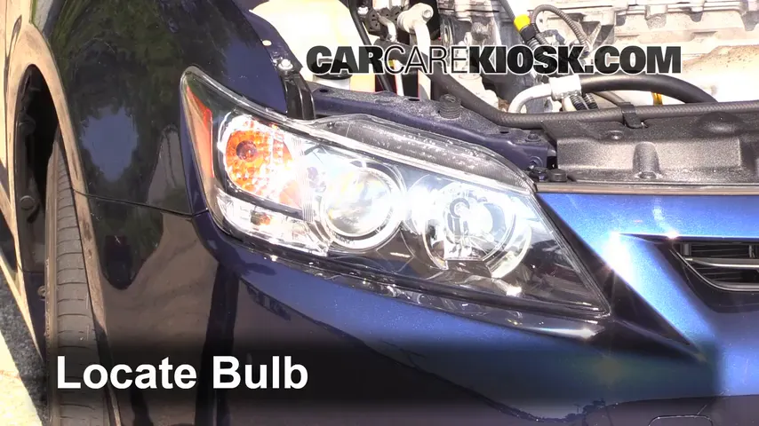 2012 Scion tC 2.5L 4 Cyl. Lights Turn Signal - Front (replace bulb)